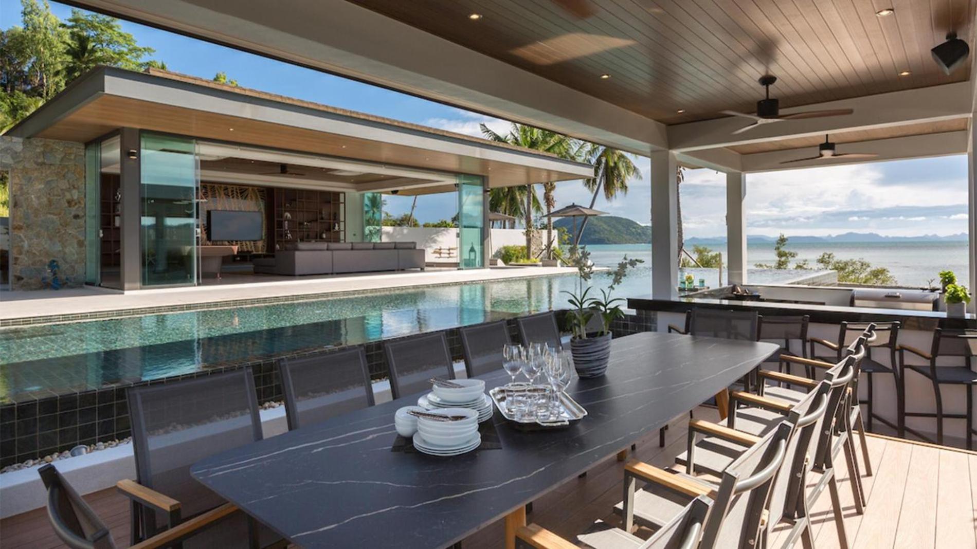 Exclusive Sea Renity A Beachfront Villa Retreat Sleeps 12 Adults And 6 Kids Laem Sor Dış mekan fotoğraf
